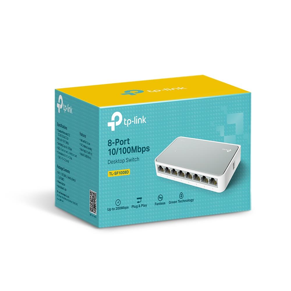 Switch TP-LINK 8x10Base-T 100Base-TX TL-SF1008D
