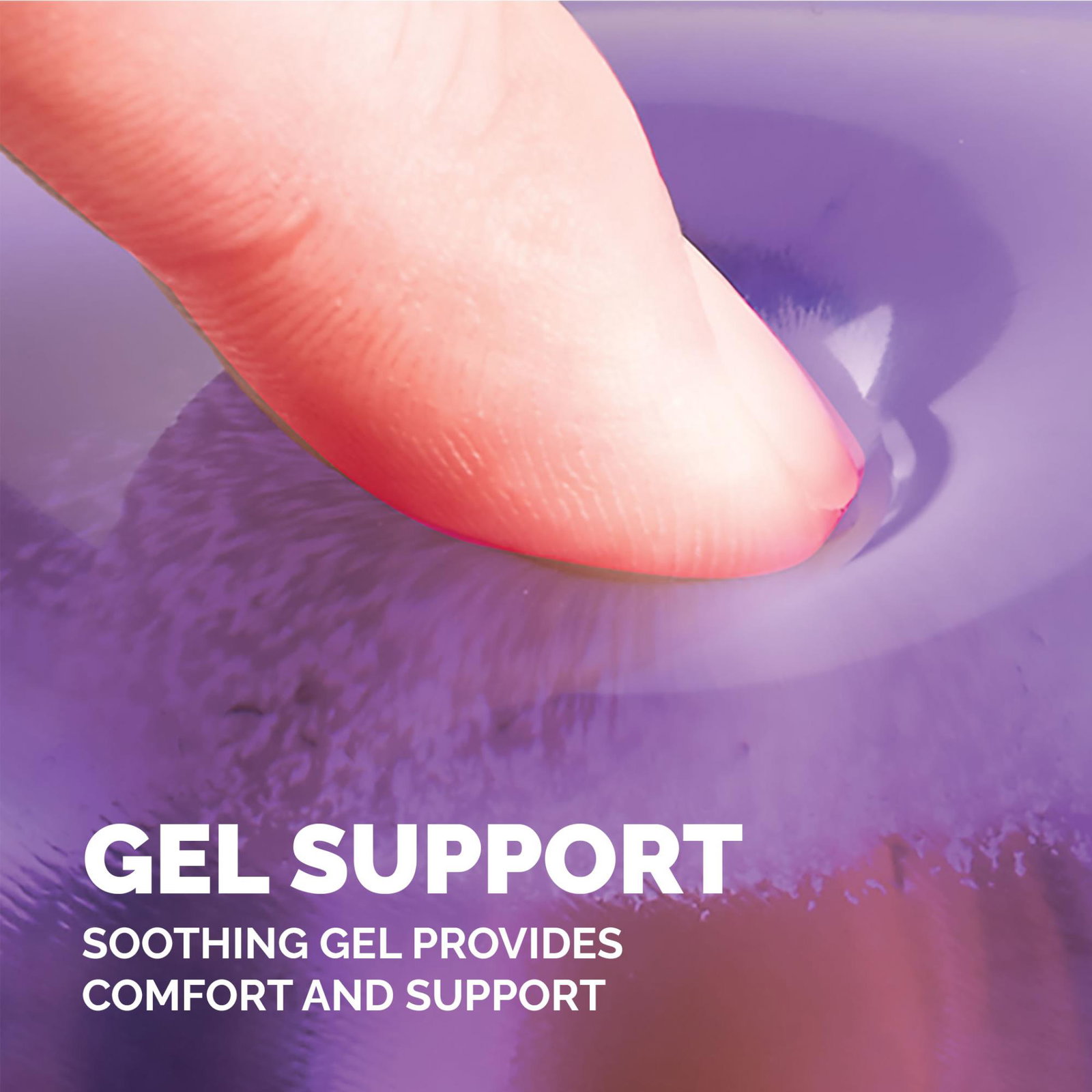 MOUSE PAD CRYSTAL GEL/PURPLE 9144104 FELLOWES